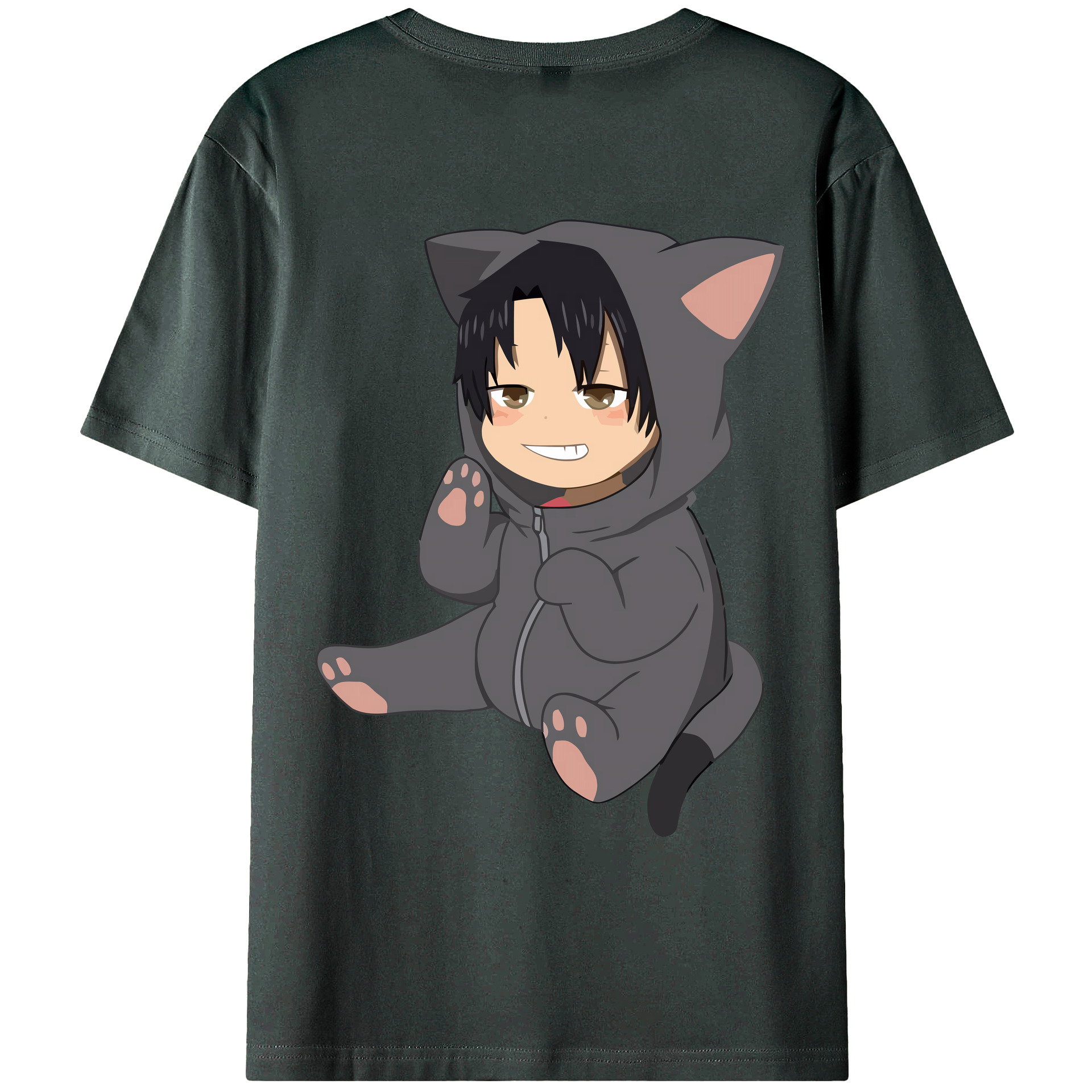 （画像用） ハイキュー!! Haikyu!! 綿100％ メンズ半袖Tシャツ（バックプリント） 通気性